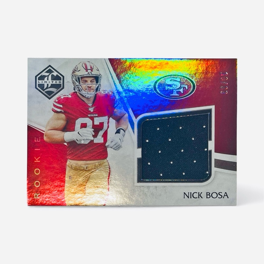 Nick Bosa Rookie Limited SP 10/99 49ers Football NFL card